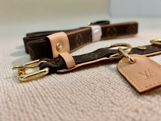 LOUIS PAWTON Collar & Leash Set